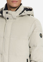 Jacket Medium Length Corduroy Hooded