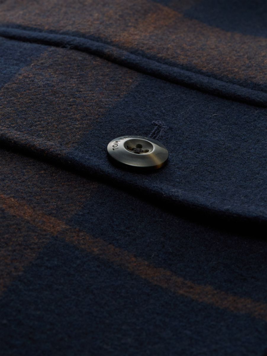 Overshirt mit Wollanteil