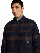 Overshirt mit Wollanteil