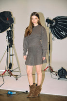 NMSLOAN L/S O-NECK KNIT NOOS