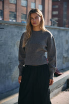 NMSLOAN L/S O-NECK KNIT NOOS
