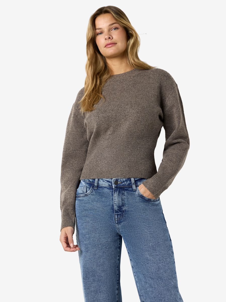 NMSLOAN L/S O-NECK KNIT NOOS