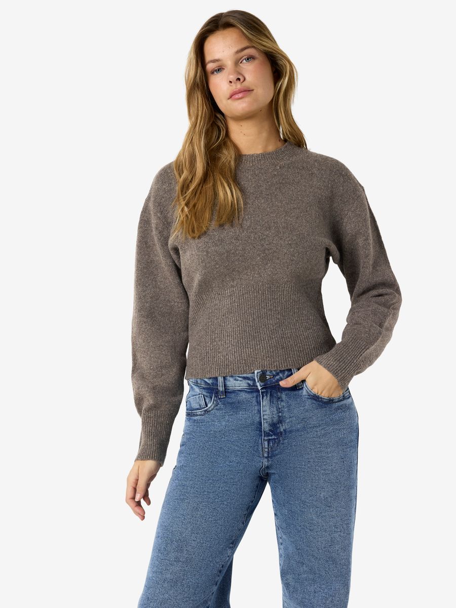 NMSLOAN L/S O-NECK KNIT NOOS