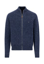 Zip Cardigan. Donegal*RWS