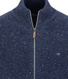 Zip Cardigan. Donegal*RWS