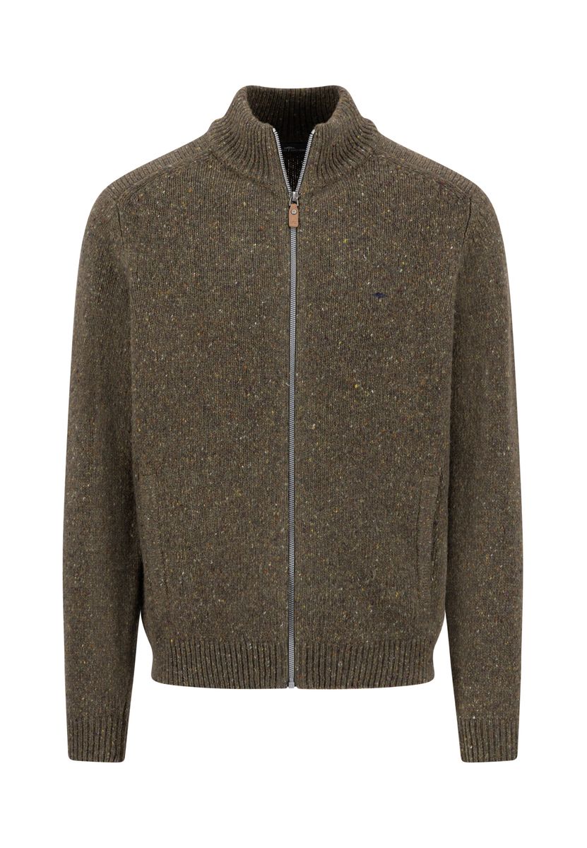 Zip Cardigan. Donegal*RWS