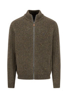 Zip Cardigan. Donegal*RWS