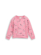 Cropped Sweatshirt mit Allover-Print