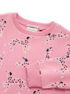 Cropped Sweatshirt mit Allover-Print