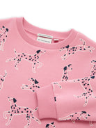 Cropped Sweatshirt mit Allover-Print