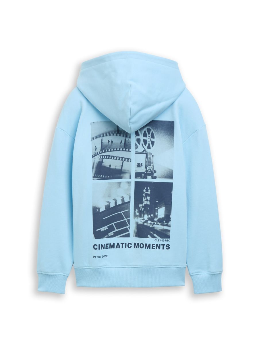Oversize Hoodie Sweatshirt mit Rückenprint