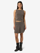 NMSLOAN NW SHORT KNIT SKIRT NOOS