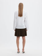 SLWLULU BRUSHED HW KNIT SKIRT NOOS