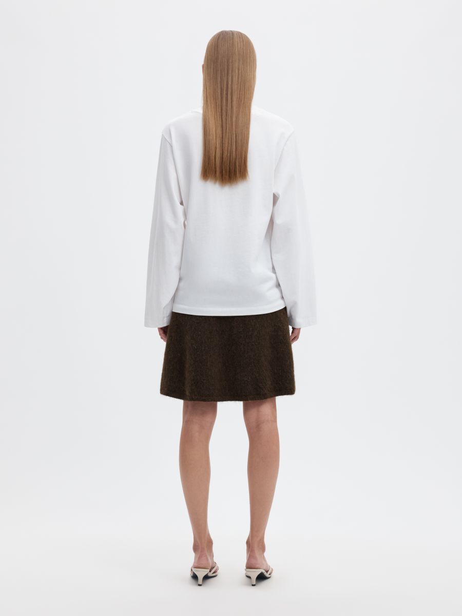 SLWLULU BRUSHED HW KNIT SKIRT NOOS