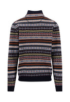 Zip Troyer, Jacquard, Lambswool*RWS