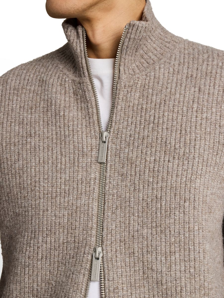 Strickjacke mit Wollanteil