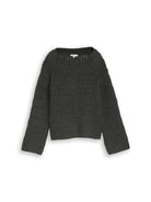 Strickpullover mit Wollanteil