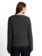 Strickpullover mit Wollanteil
