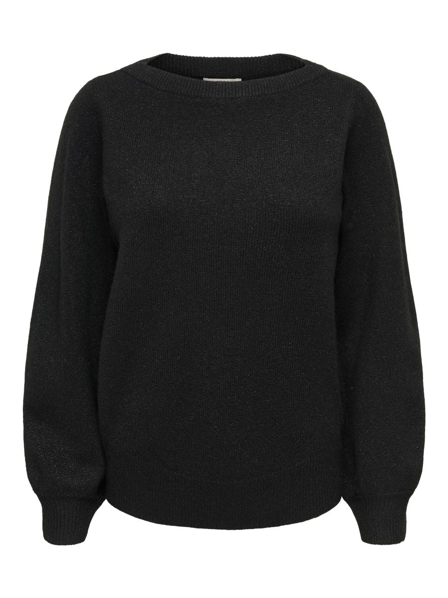 JDYRUE GLITTER L/S BOAT PULLOVE KNT NOOS