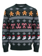 JJXMAS SANTA KNIT CREW NECK