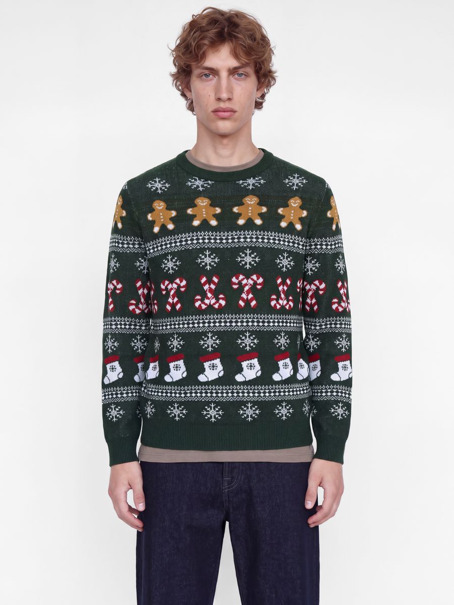 JJXMAS SANTA KNIT CREW NECK