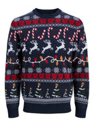JJXMAS SANTA KNIT CREW NECK