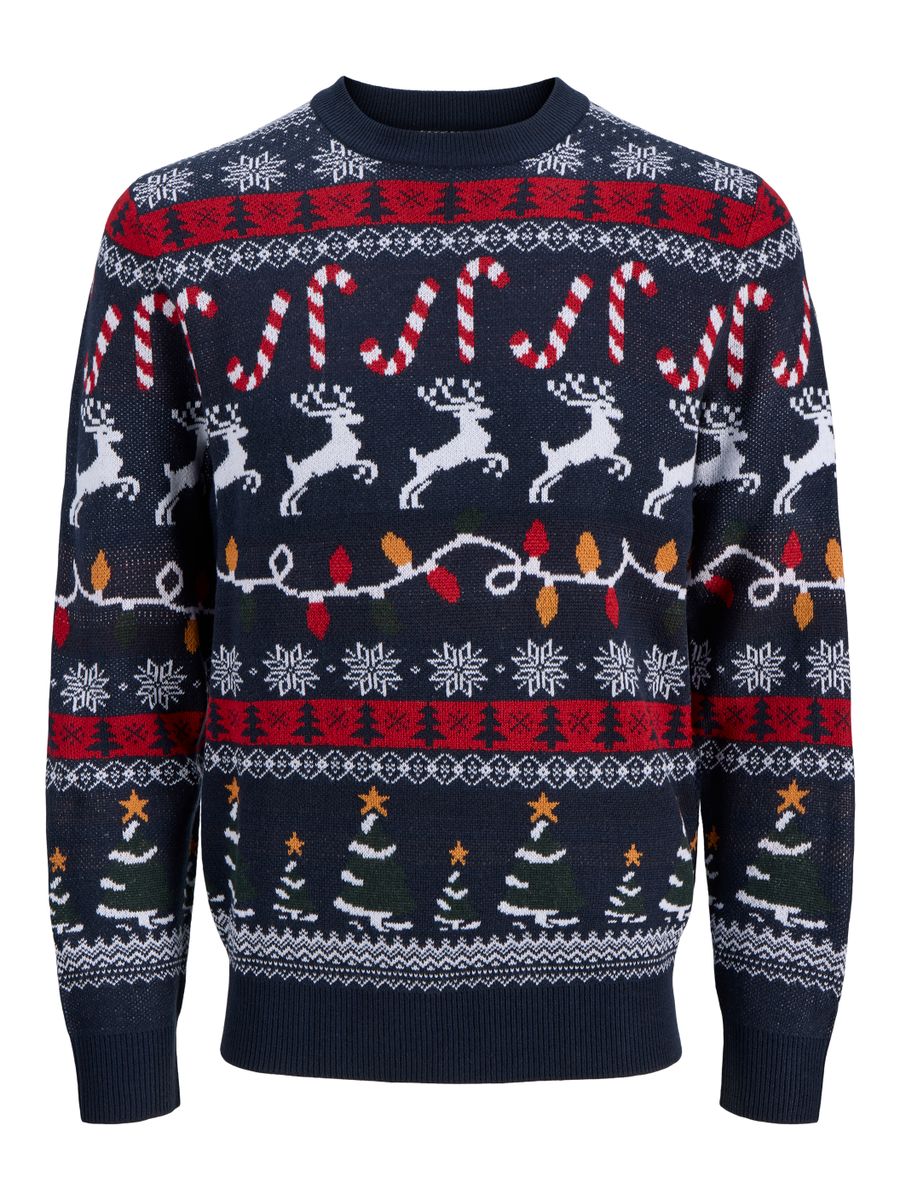 JJXMAS SANTA KNIT CREW NECK
