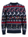 JJXMAS SANTA KNIT CREW NECK