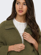 ONLMAGGIE 3/4 WIDE ZIP CARDI CC KNT