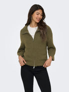 ONLMAGGIE 3/4 WIDE ZIP CARDI CC KNT
