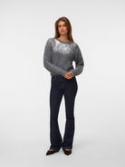VMNOVAH SEQUINS LS O-N PULLOVER NOOS