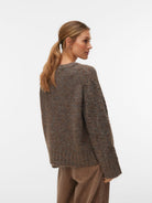VMINGRID LS O-NECK CABLE PULLOVER BOO