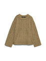 VMINGRID LS O-NECK CABLE PULLOVER BOO