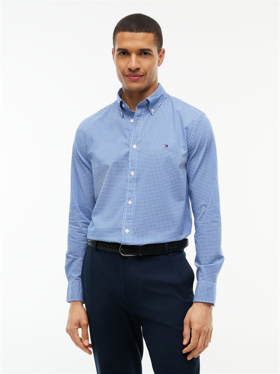 FLEX POPLIN GINGHAM RF SHIRT
