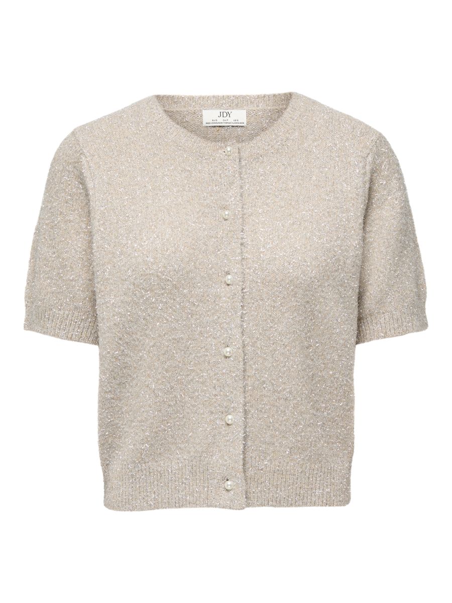 JDYNADINE S/S GLITTER CARDIGAN KNT