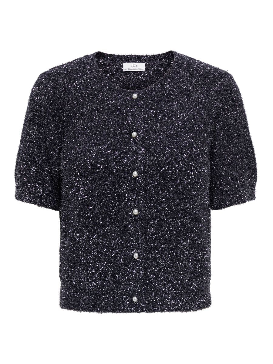 JDYNADINE S/S GLITTER CARDIGAN KNT