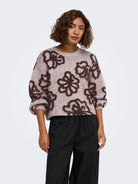 ONLFELICIA LS SHORT O-NECK DETAIL KNT