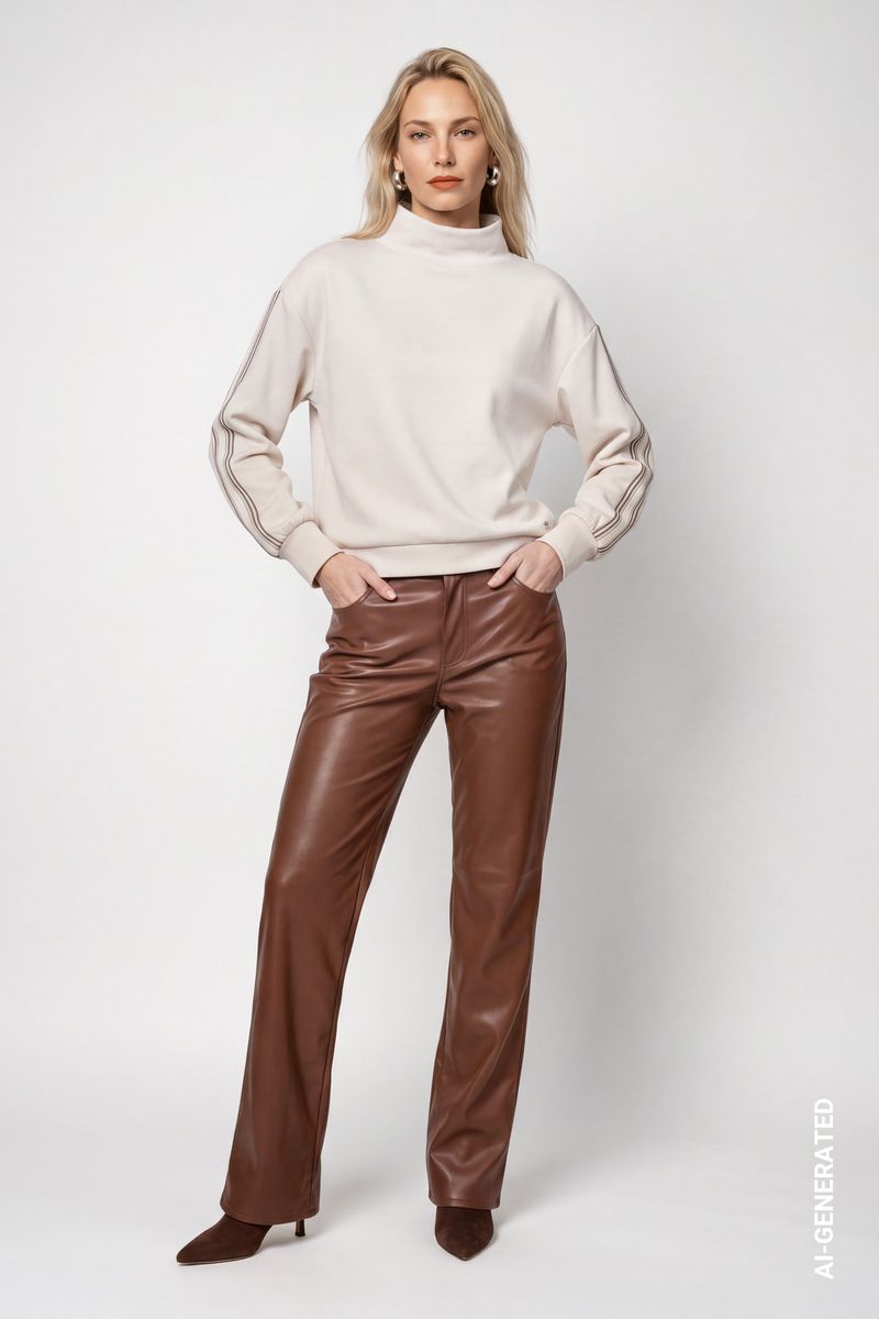 Sweatshirt mit Streifen