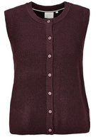 Cozy knitted vest