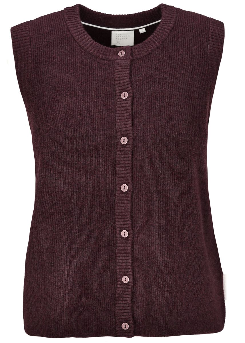 Cozy knitted vest