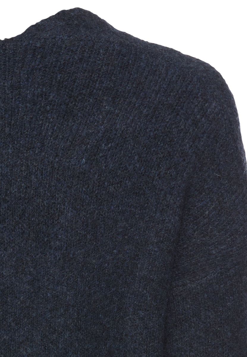 Strickjacke mit aufgesetzten Taschen