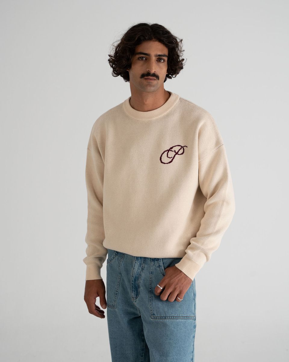 Initial Knit Sweater