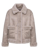 Kunstpelz-Wendejacke Oversized Fit