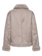 Kunstpelz-Wendejacke Oversized Fit