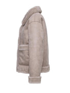 Kunstpelz-Wendejacke Oversized Fit