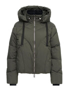 Kurze
Fakedown-Rainwearjacke
