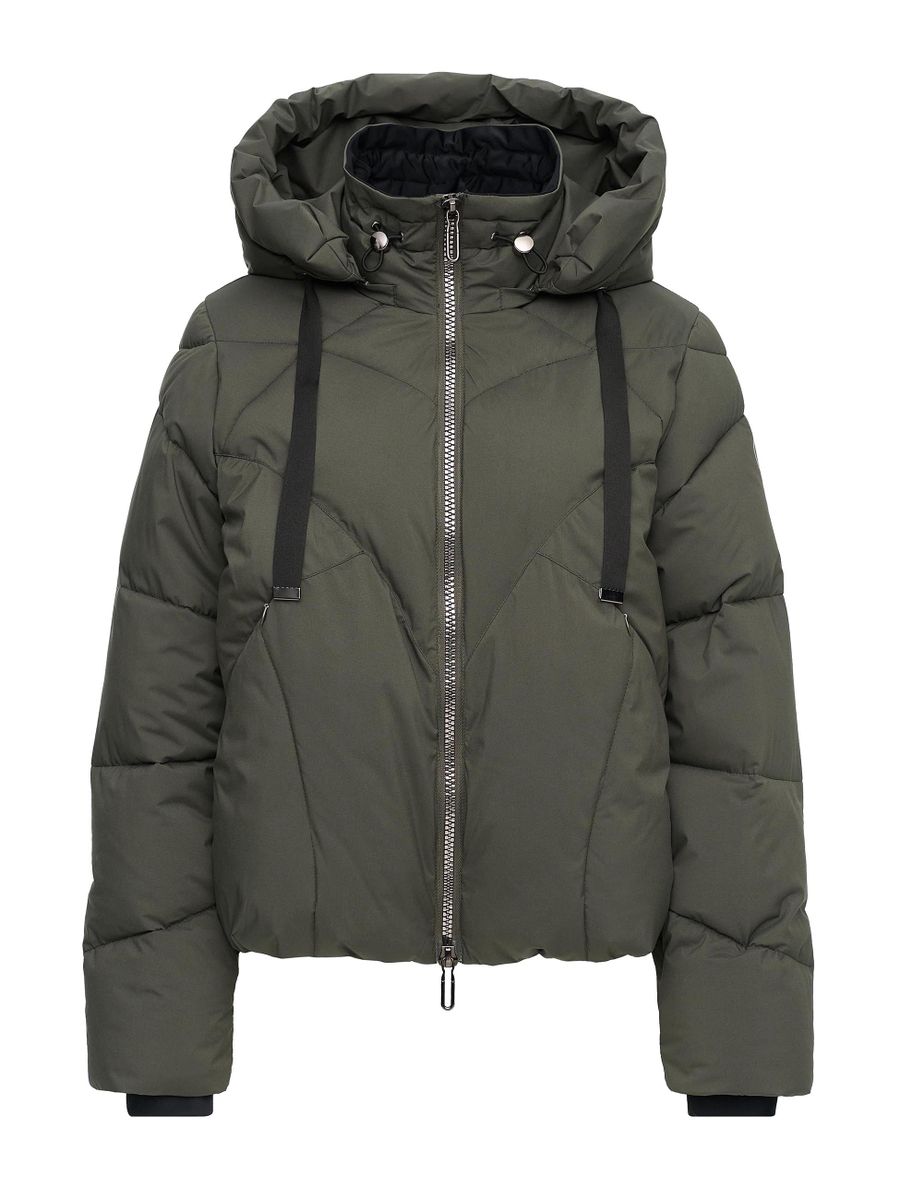 Kurze
Fakedown-Rainwearjacke