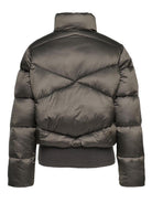 Steppblouson
mit
Strickbund