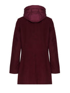 Wolljacke mit
Nylonkapuze