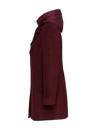 Wolljacke mit
Nylonkapuze